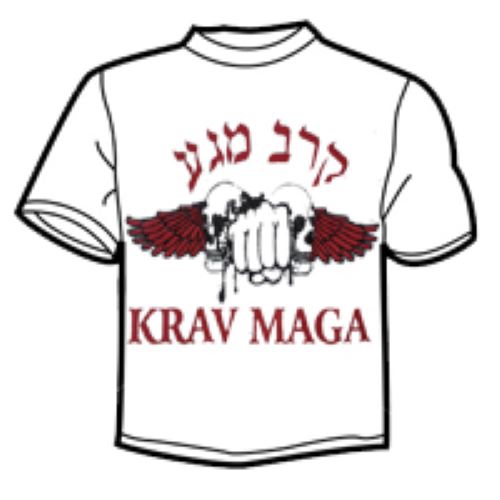 Israeli army IDF "KRAV MAGA" Contact self-defense Combat printed T-Shirt
