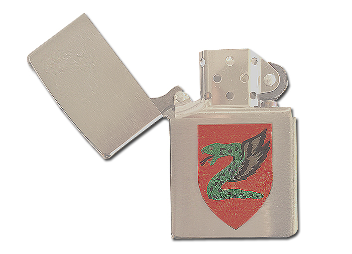 ZIPPO lighter 200 ISRAELI MILITARY 6 SN Brushed Chrome IDF Paratroopers Brigade