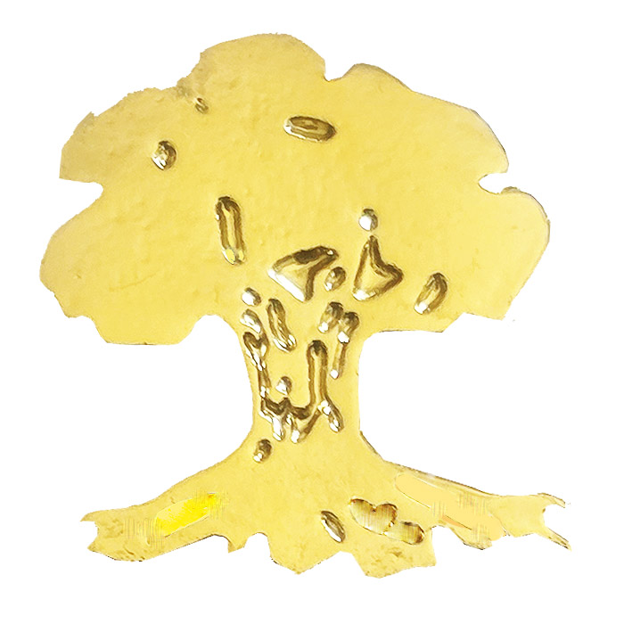 Golden Golani Brigade Tree Pin.