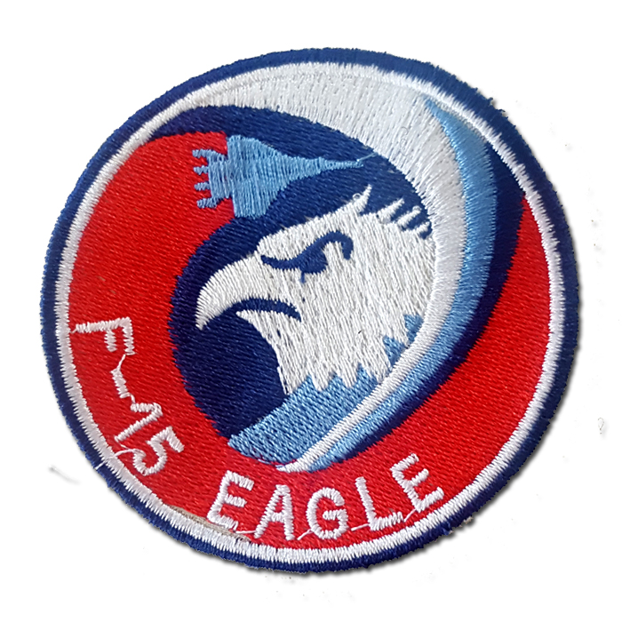 F-15 Eagle Twin-Engine Customs Uniform Arm & Chest Patch