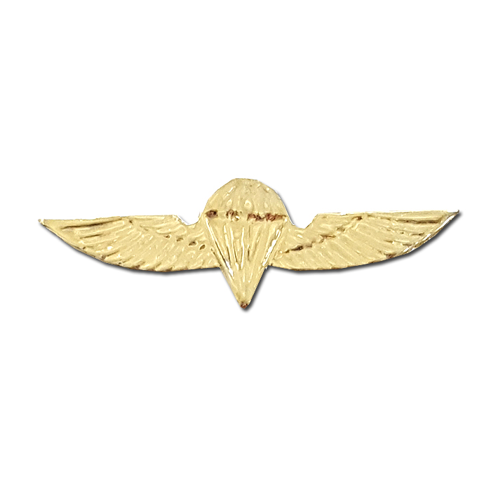 Small Gilded Paratrooper Wings Pin