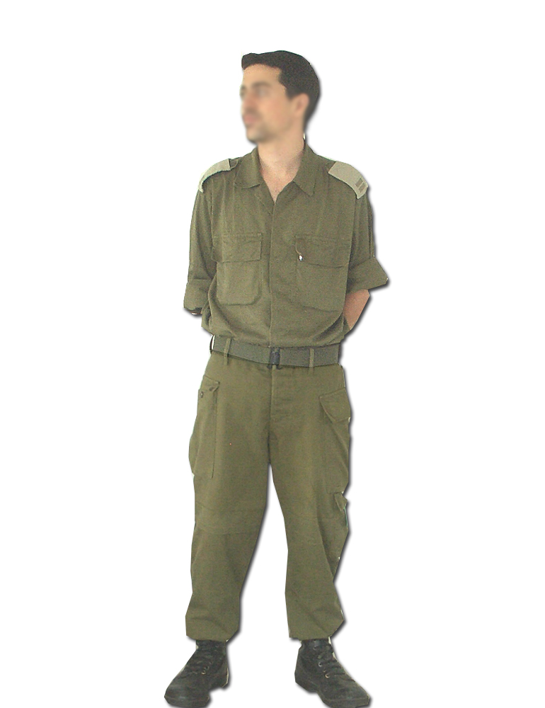 IDF Israeli Army Military 100% Cotton Fatigue Bet Combat Olive Green Pants Trous