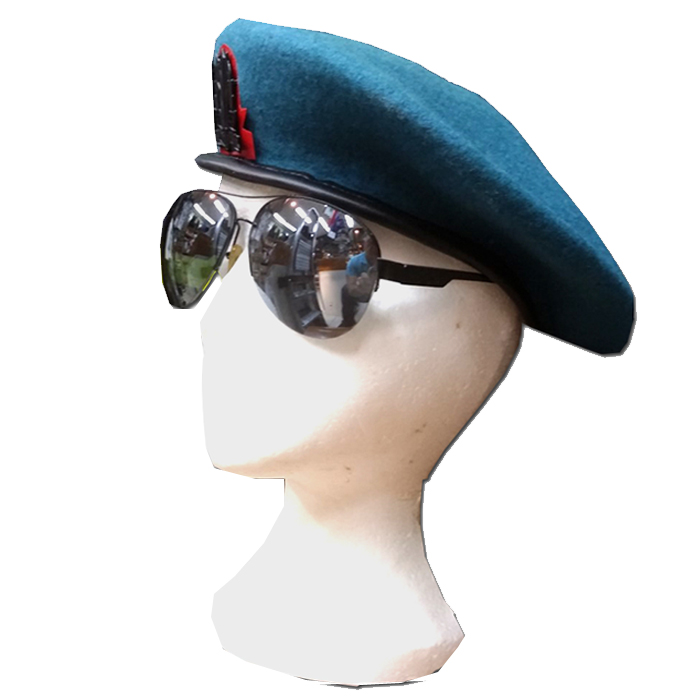 Israeli Army IDF Artillery Corps Gunnery Military Turquoise Beret
