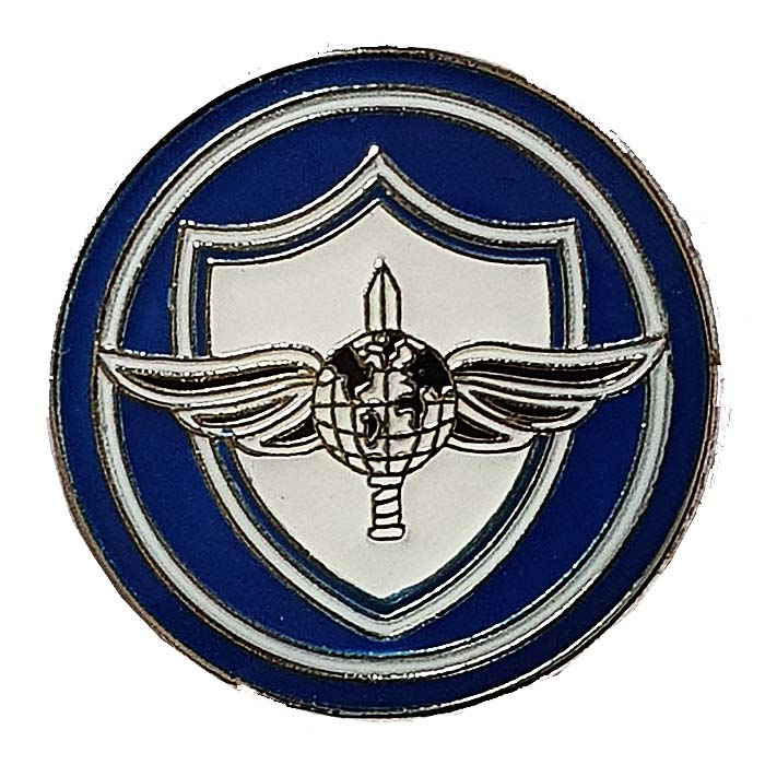 The securing aircraft abroad unit badge.