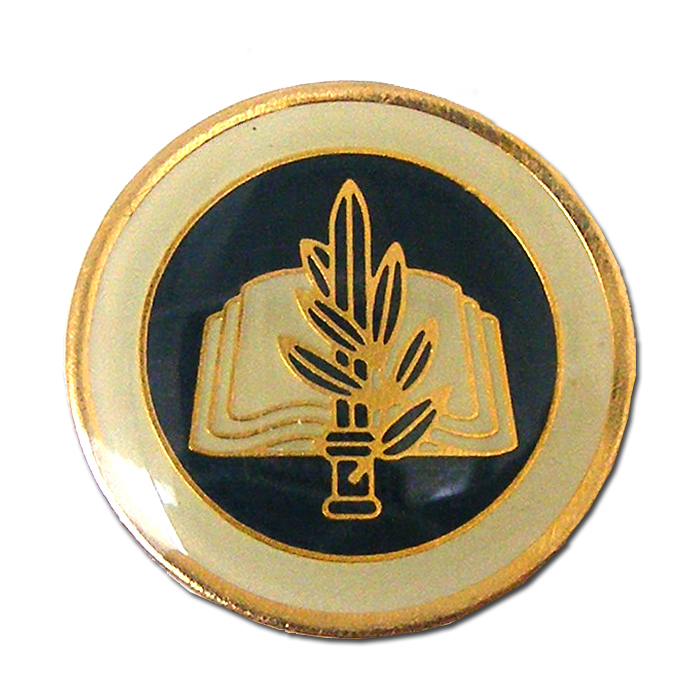 Education and youth training base pin