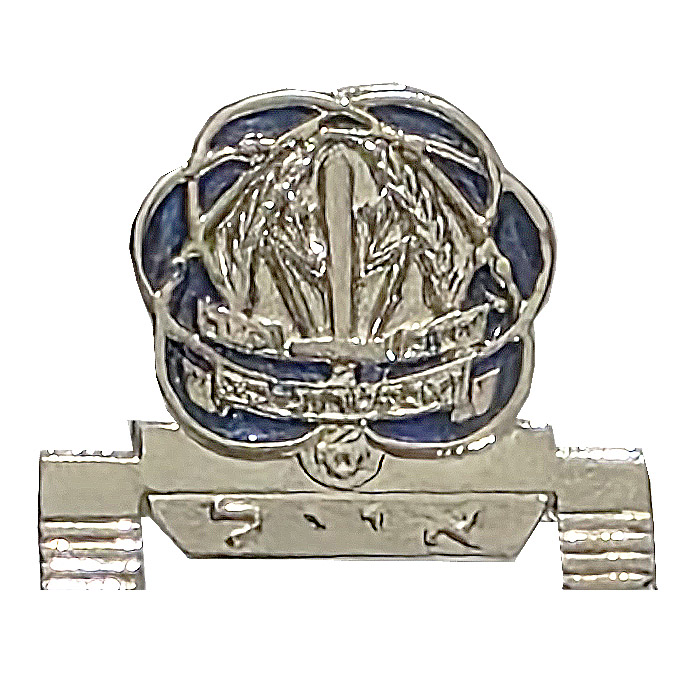 "Eyal" armor communication company pin
