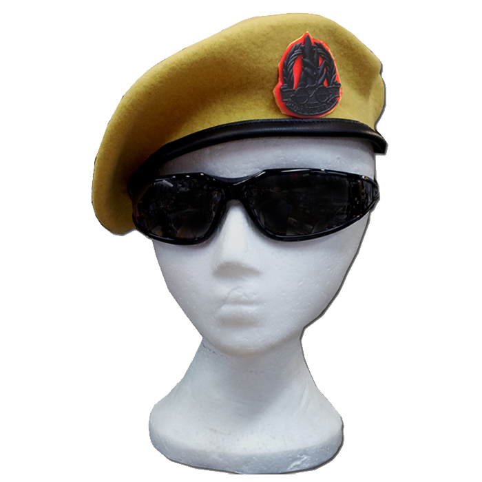 Israeli army Combat Intelligence Collection Corps Military Yellow Desert Sand Beret