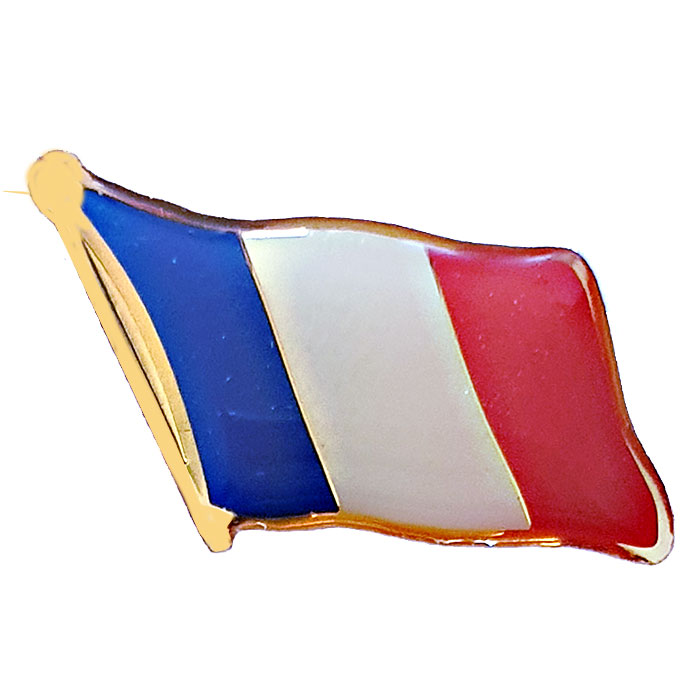 France  Flag Enamel Pin