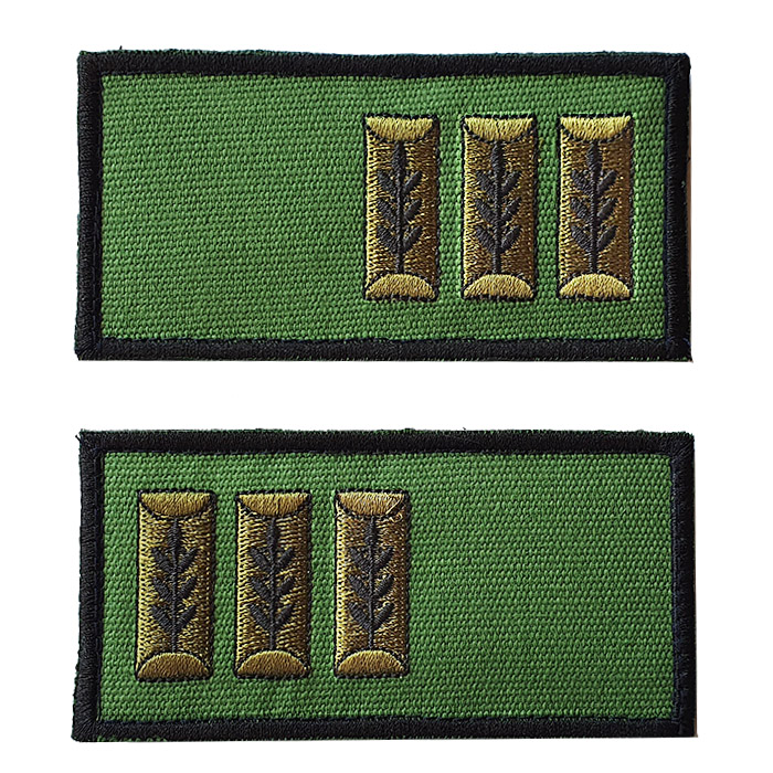 A pair of Captain - Army patches rank for a tactical shirt (labor uniform)
