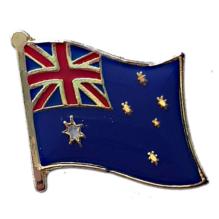 New Australian  flag  pin