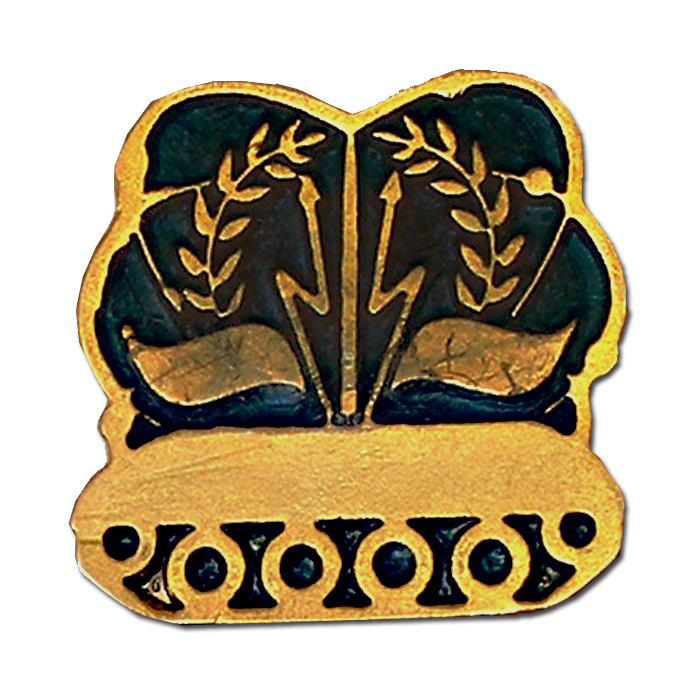 Tank Radio Operator Gilded Badge