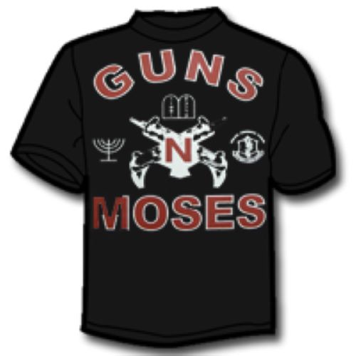 "GUNS N MOSES" Printed T-Shirt