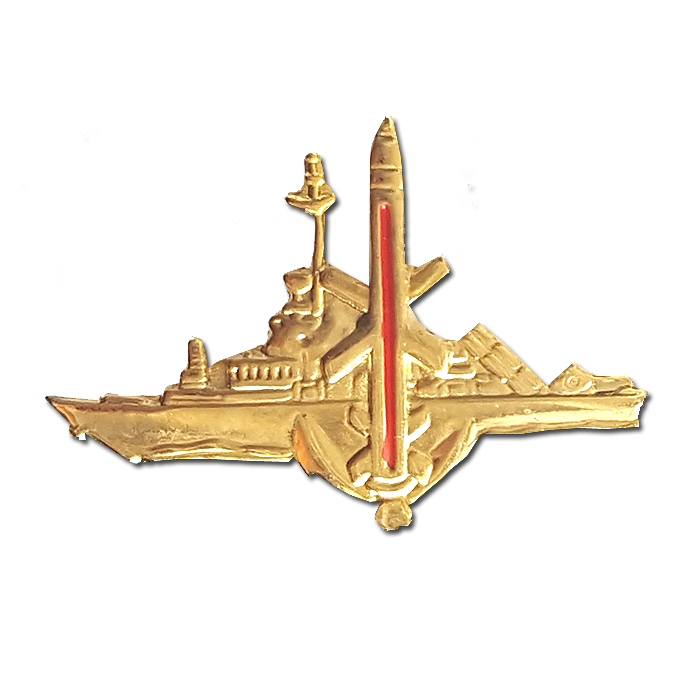 Missile Boats Large Gilded Pin