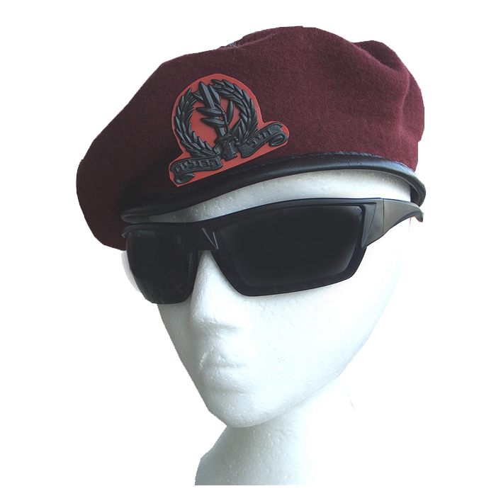 Israeli Army / IDF Paratrooper's Military Brigade Authentic Red Maroon Beret
