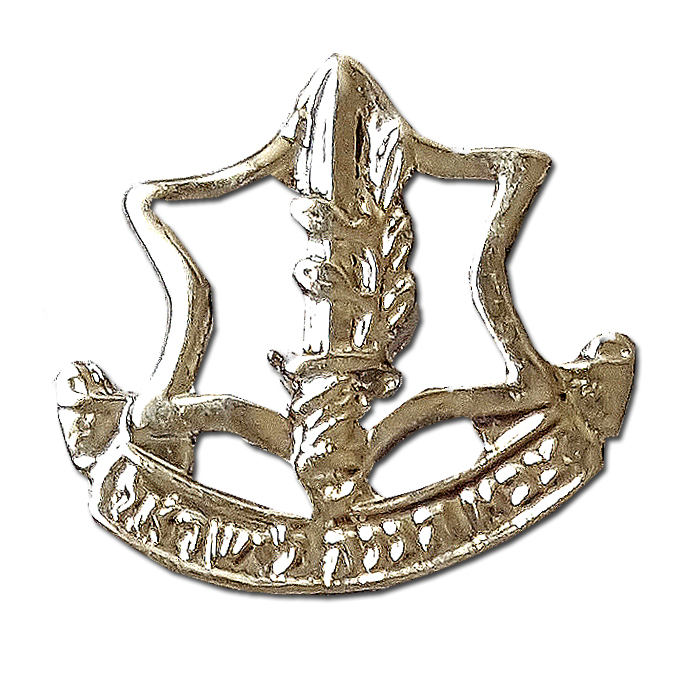 IDF Emblem Silver Miniature Pin