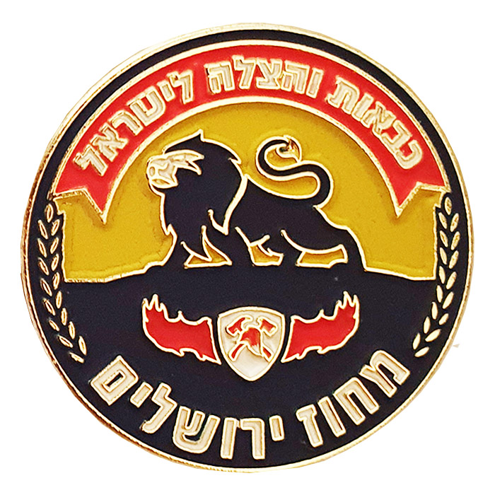 Fire and Rescue Services Jerusalem District Pin