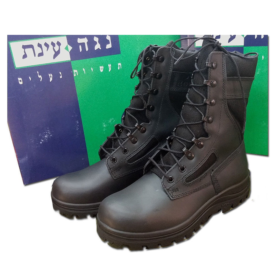 Israeli Army Military IDF, Air Force & Navy New Combat Leather & CORDURA® Black Boots