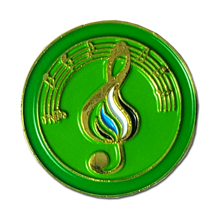IDF, Israeli Army Military Chamber Orchestra Education Corps pin.