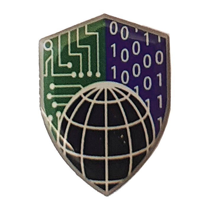 Spectrum and Cyber Defense Division pin