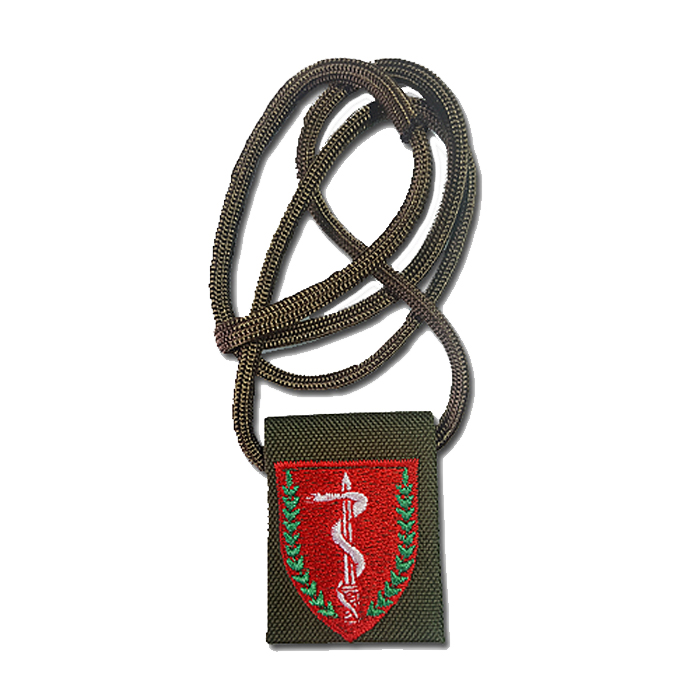 Israeli Army Medic Treatment Therapy corps Combat Cloth Disguising Dog Tag Cover
