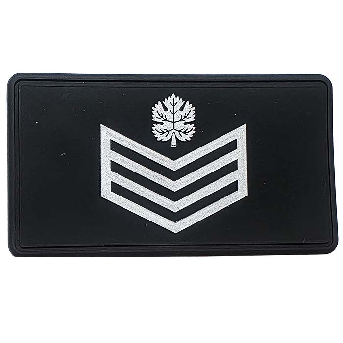 Israeli Police Staff Sergeant (Rasall) Rank Insignia – Premium Silicone with Velcro for Patrol Uniform Sleeve