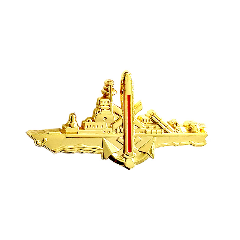 Missile Boats  excellent Crewman Huge Gilded Pin