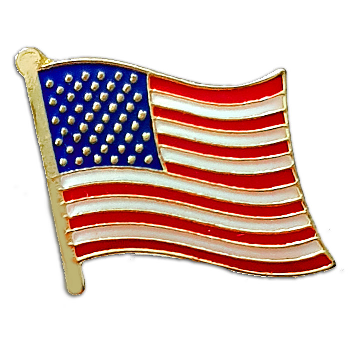 U.S.A. Flag Enamel Pin