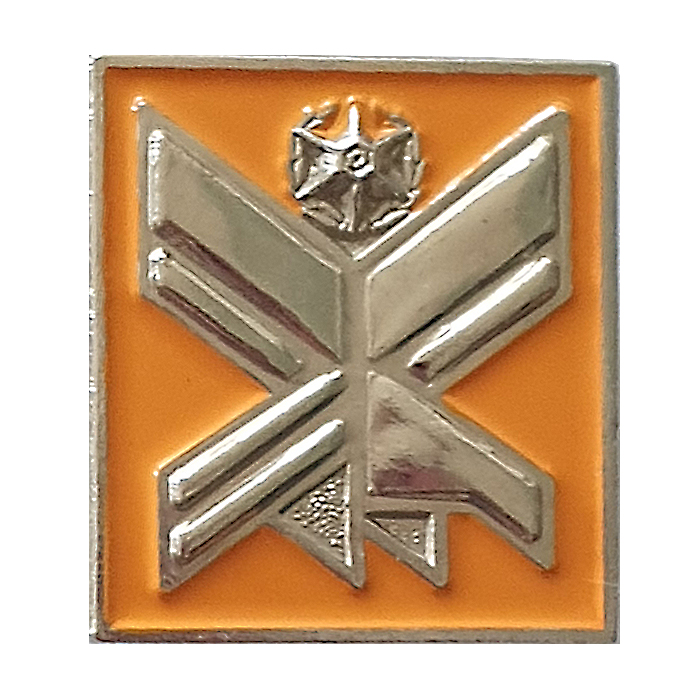 The Civilian Guard 8 years of volunteering badge.