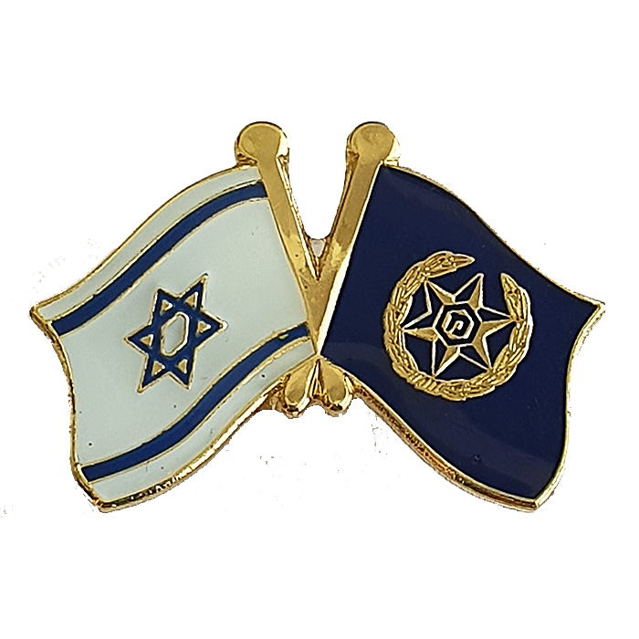 National and Police Ensign Pin