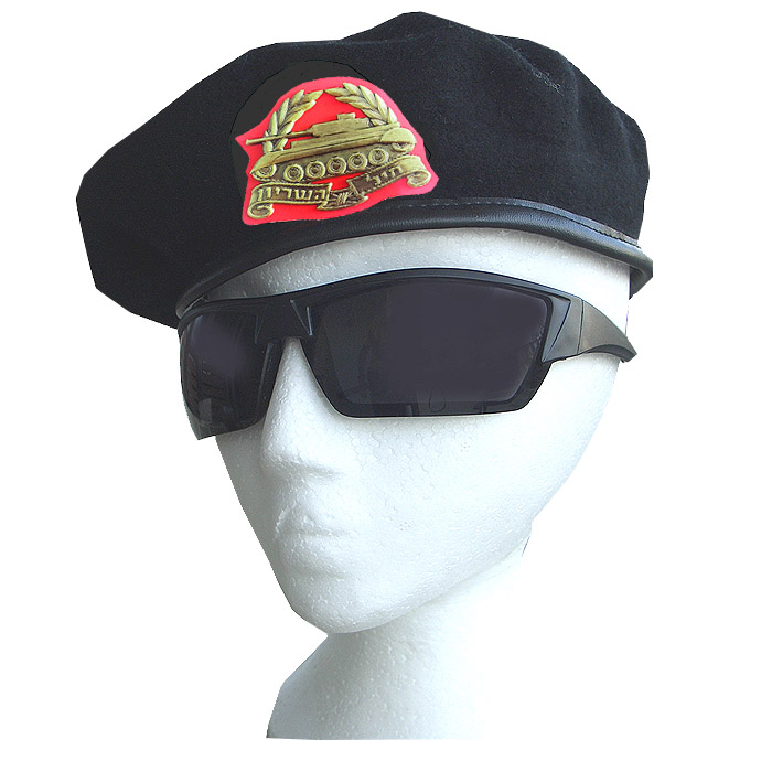 Armor Beret - Israeli army / IDF Armored Corps Military Tanks Authentic Black beret