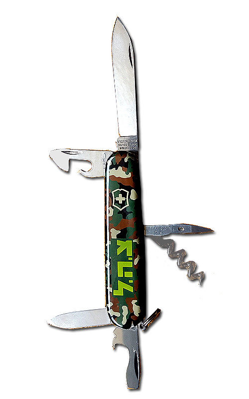 Victorinox Swiss Army Pocket Knife 3.3603 Spartan EcoLine Camouflage Israel IDF