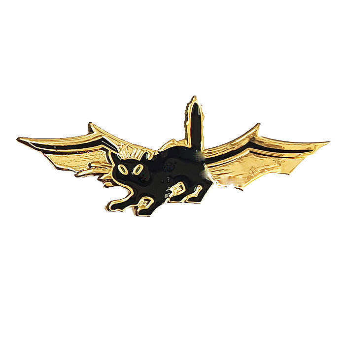 Anti Terror School Miniature Gilded Pin.